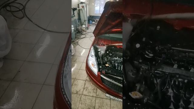 Мойка двигателя Mitsubishi Colt.