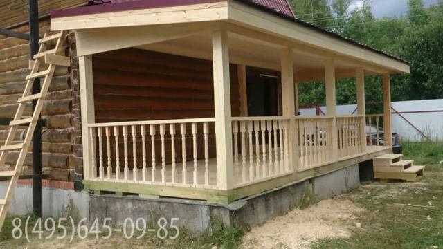 Открытая веранда 8 на 3