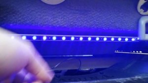 Установка подсветки ног в салоне автомобиля.