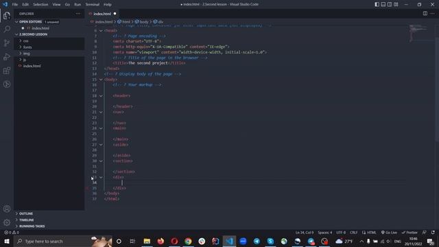 HTML lessons. HTML tags. DIV tag and others. HTML CSS JS Lessons. Lesson #2 смотреть онлайн