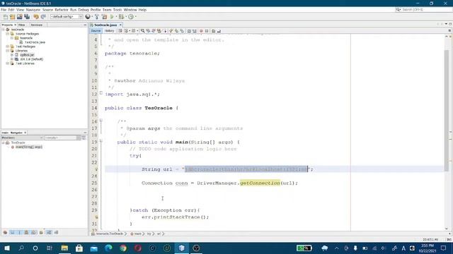 Koneksi Java ke Oracle Dbase смотреть онлайн