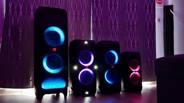 JBL PartyBox 1000, PartyBox 310, PartyBox 300 & PartyBox 100 are playing together ?? смотреть онлайн