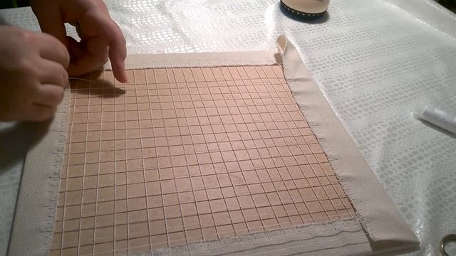 Натяжка вышивки нитками. Оформляем в багет самостоятельно. смотреть онлайн