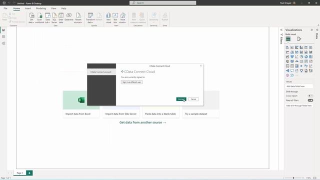 Analyze Salesforce Data in the Power BI Service (Connect Cloud) смотреть онлайн