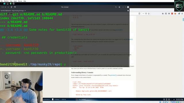 OverTheWire - Bandit 29 Walkthrough смотреть онлайн