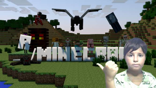 играю в майнкрафт с тимуром