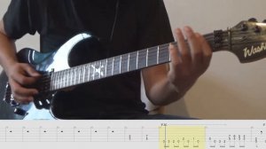 Nightwish - The Phantom Of The Opera (Guitar Cover with Tabs / lesson / tutorial)