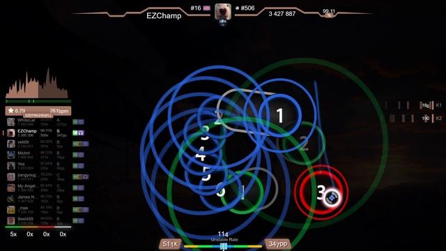 EZChamp | Fall Out Boy - Alone Together (Krewella Remix) [Extra] 1st +EZDT FC 99.13% {472pp} - osu! смотреть онлайн