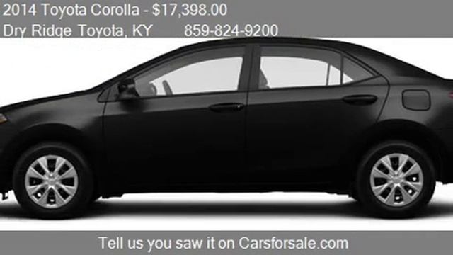 2014 Toyota Corolla L For Sale In Dry Ridge, KY 41035 At Dry