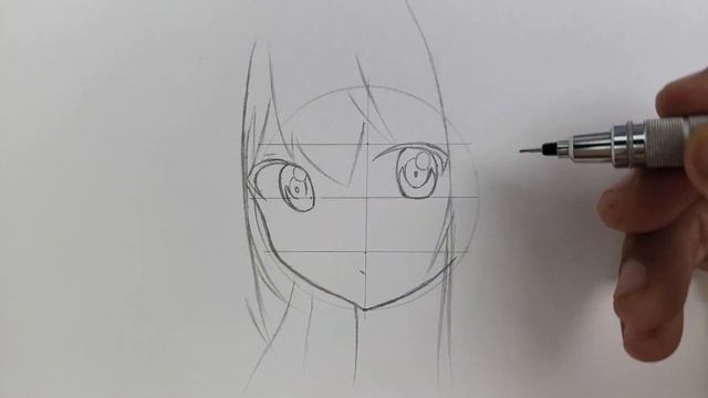Easy and fun way to draw anime girl ☺ | For Beginners смотреть онлайн