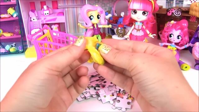 Играем в Магазин! Эквестрия Герлз Идут за Покупками! Май Литл Пони Мультик. Распаковка Шопкинс смотреть онлайн