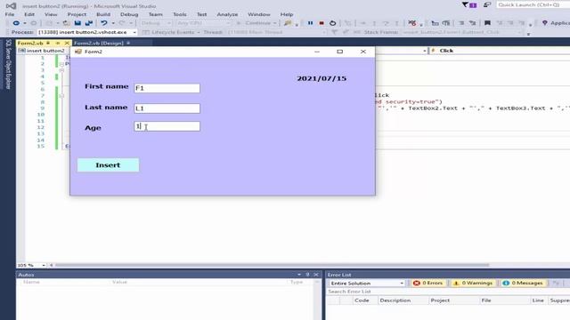 Tutorial in VB.net: All ways insert button code in VB.net using sql database смотреть онлайн