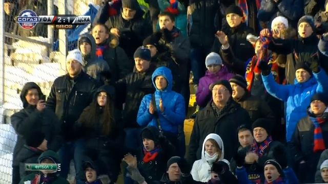 26.10.2014 Уфа - ЦСКА гол с пеналя Б.Натхо заработанного С.Думбия смотреть онлайн