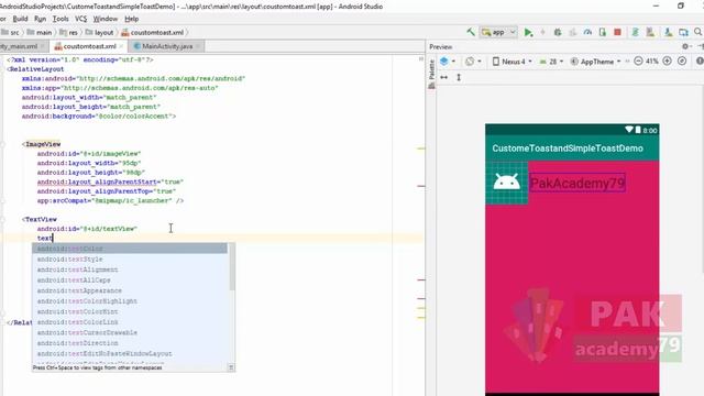 Custom and Simple Toast in Android with Detail смотреть онлайн