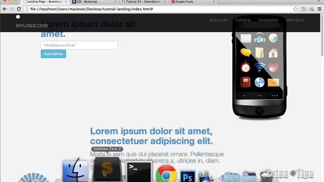 Tutorial, Landing page Rapidamente con Bootstrap 3 - Parte #2 los CSS смотреть онлайн