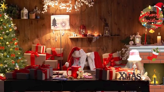 Cozy Christmas Ambience Jazz Music? Stay Warm in Cozy Christmas Ambience & Fireplace Sound смотреть онлайн