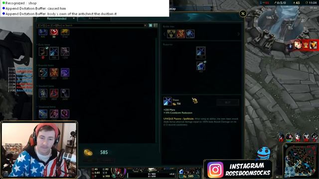 PLAYING TWISTED FATE USING MY VOICE (Voice recognition) - weird League of Legends смотреть онлайн
