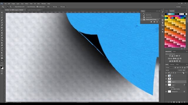 How to create photorealistic folded paper typography - Tutorial - Photoshop смотреть онлайн