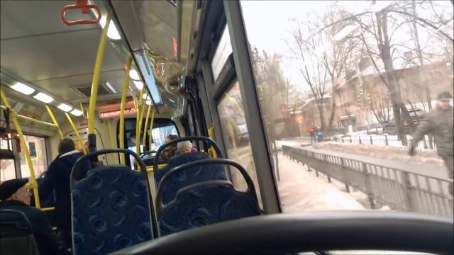 Мытищи, маршрут 5: ЛиАЗ-5292.60 (10,5), У 512 АР 750 - Первый день на маршруте смотреть онлайн