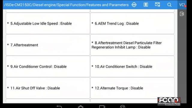 FCAR Truck Scanner-Cummins HD engine functions overview смотреть онлайн