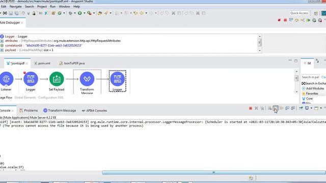 How to generate pdf from JSON Data in mule4 | PDF file generation in MuleSoft смотреть онлайн