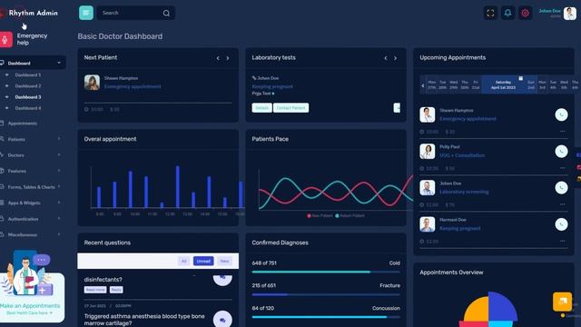 Responsive Web Application Kit Bootstrap 5 Web App UI Kit – Rhythm смотреть онлайн