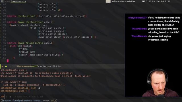 Encoding the Scene - Live Coding Scheme and C смотреть онлайн
