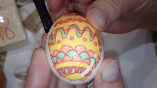 пасхальные яйца в технике декупаж