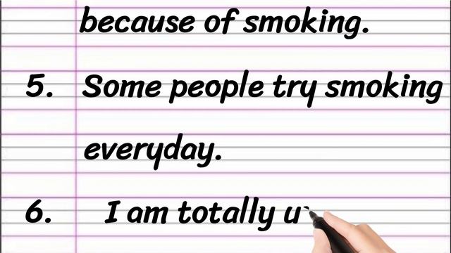Smoking Essay in English 10 Lines || Short Essay on Smoking смотреть онлайн