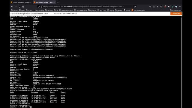 Create a Hashicorp Vault cluster (on AWS) in 2 Terraform applies смотреть онлайн