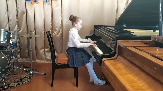 Д. Штейбельт. Адажио. Р. Шуман. Смелый наездник. Исполняет Оскирко Елизавета, 1 класс. смотреть онлайн