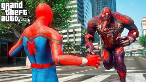 ЧЕЛОВЕК ПАУК ПРОТИВ ЗОМБИ ВЕНОМА В ГТА 5! ЗОМБИ АПОКАЛИПСИС ОБЗОР МОДА GTA 5! ГТА 5 МОДЫ MODS ИГРЫ