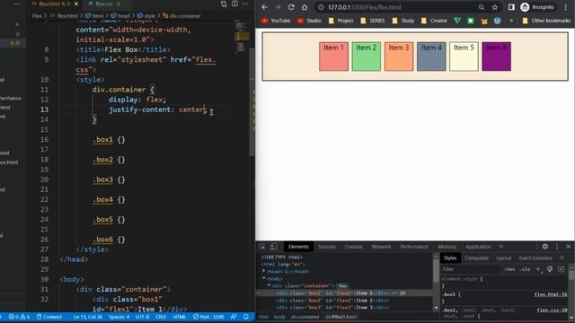 Flex Box CSS | 1D Layout | Terminology & Properties | CSS Tutorial 2023 Hindi #10 | Mohit Prajapat смотреть онлайн