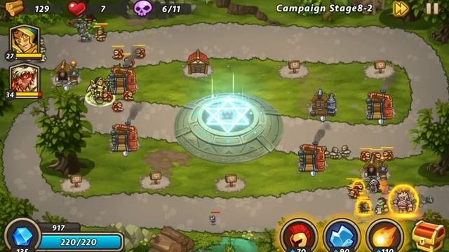 Castle Defense 2 - [8-2] #23 (3 Stars) [HD] - Secret Forest смотреть онлайн