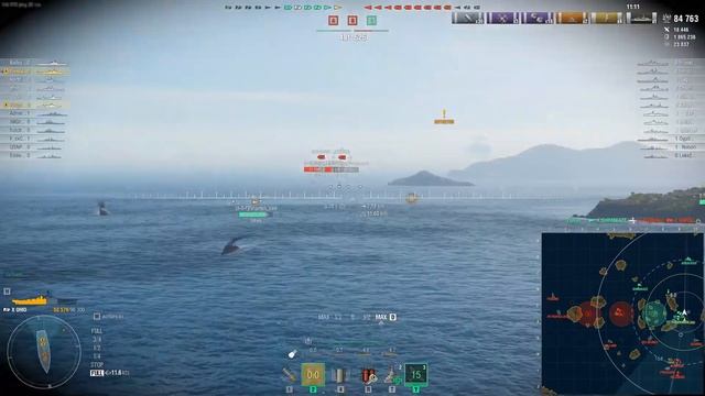 World of Warships - Halsey & Ohio: Talents Activated with 3.5 Million Potential Damage смотреть онлайн