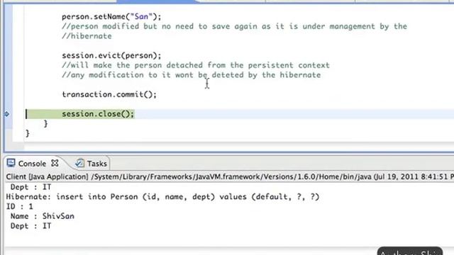 Hibernate Object Lifecycle смотреть онлайн