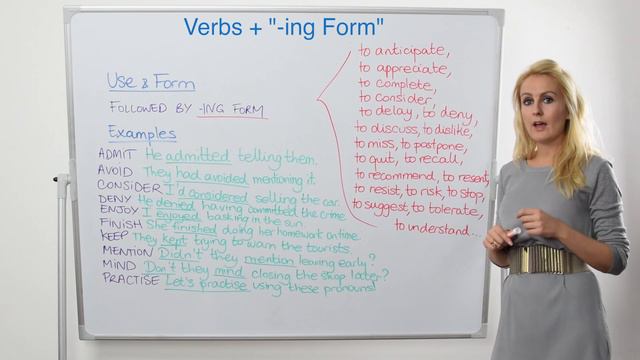 Verbs + ING form: English Spelling Lesson - Learn English смотреть онлайн