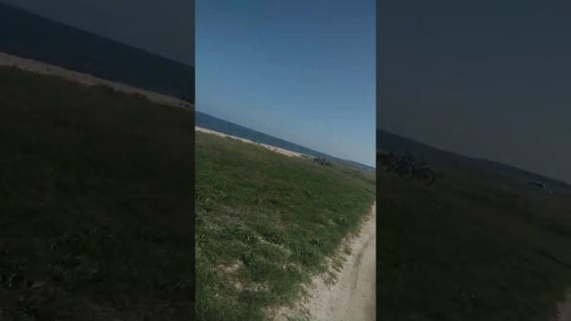 Выбрались покупаться на Молочный лиман. Лиман супер. смотреть онлайн