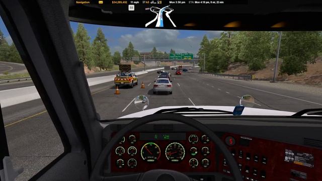 Sierra Nevada Map - Freightliner Century | ATS 1.37 смотреть онлайн