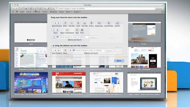 How to customize Safari toolbar in Mac смотреть онлайн