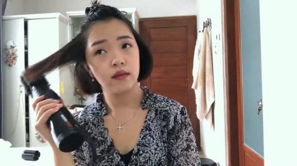 2in1 Salon Blow-dry with Babyliss Pro BAB2770 Rotating Air Styler