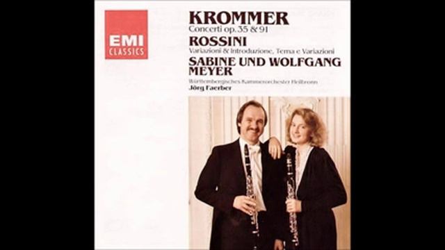 František V. Kramář-Krommer Clarinet Double Concerto in E flat major Op.91, Sabine & Wofgang Meyer смотреть онлайн