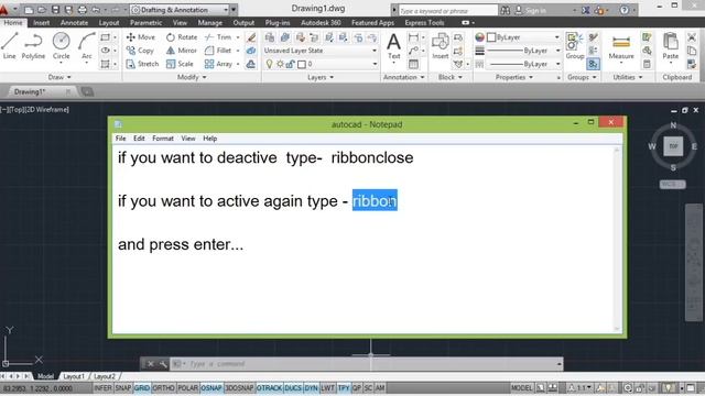 Autocad Ribbon Missing|How to Activate Ribbon on AutoCAD|SOLVED смотреть онлайн