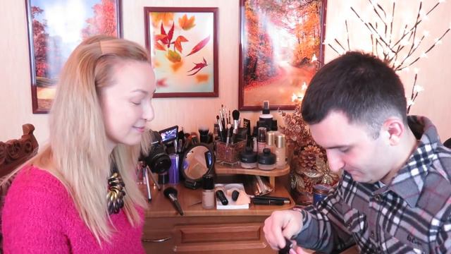 Мой парень (муж) делает мне макияж | My boyfriend (husband) does my makeup смотреть онлайн