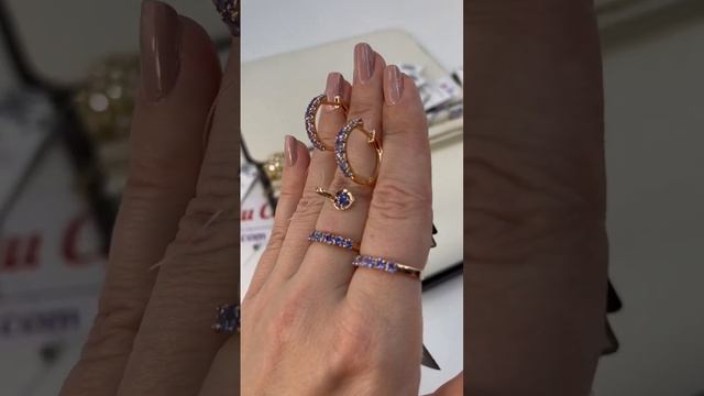 Сердце Танзанита?Красное Золото?Комплект Дорожки?Серьги Конго?Мастер Бриллиант❤️ смотреть онлайн