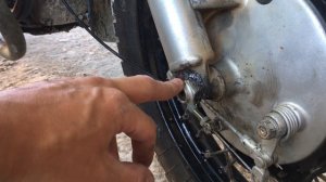 Сорвало резьбу на пере вилки мотоцикла Днепр?