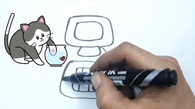 Bolalar uchun Kompyuter rasm chizish/Drawing Computer for children/Рисование Компьютер для детей смотреть онлайн
