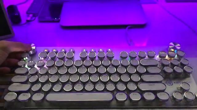MK11 RGB Mechanical Keyboard Retro Bluetooth Wireless - Best gaming keyboard смотреть онлайн