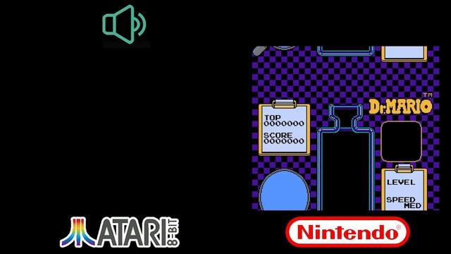 Dr. Mario - Atari 8 Bit vs. Nintendo NES Port Comparison смотреть онлайн