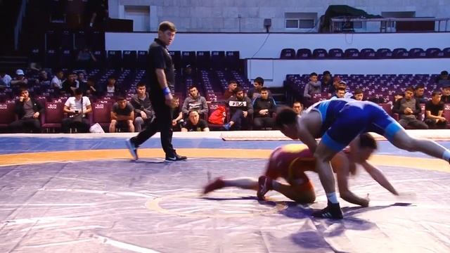 Спорт. Кубок Кыргызстана по вольной борьбе (U-23). День 1 Мат A смотреть онлайн
